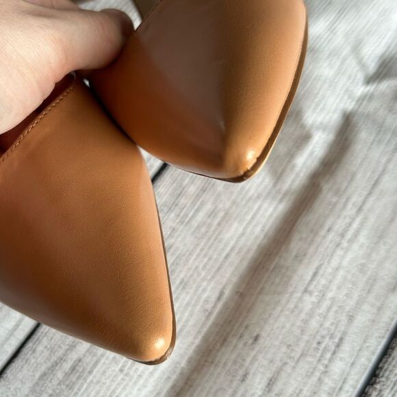Lulus Faire Tan Pointed-Toe Mules size 9 - Picture 9 of 16